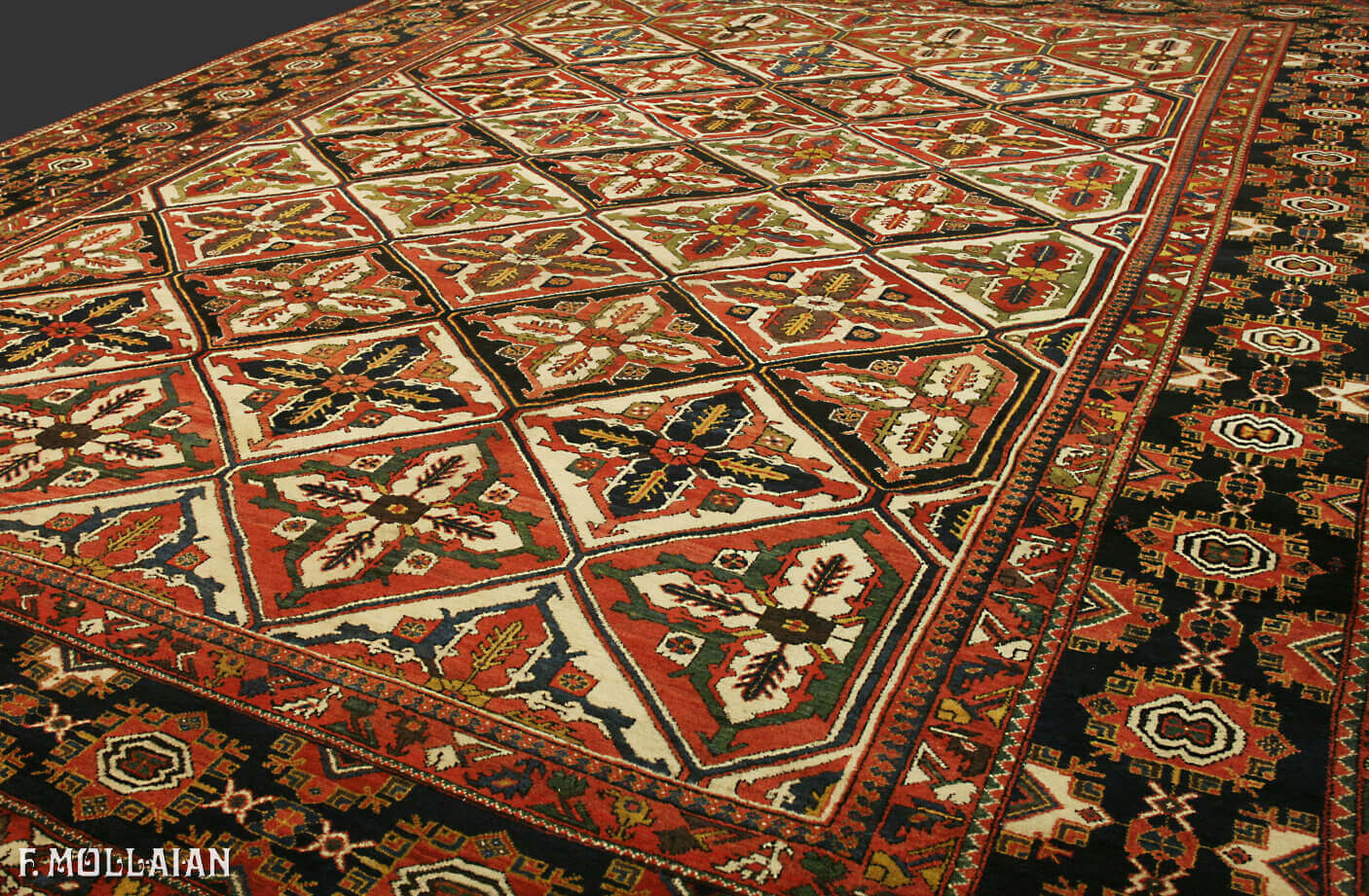 Teppich Persischer Antiker Bakhtiari n°:17884719